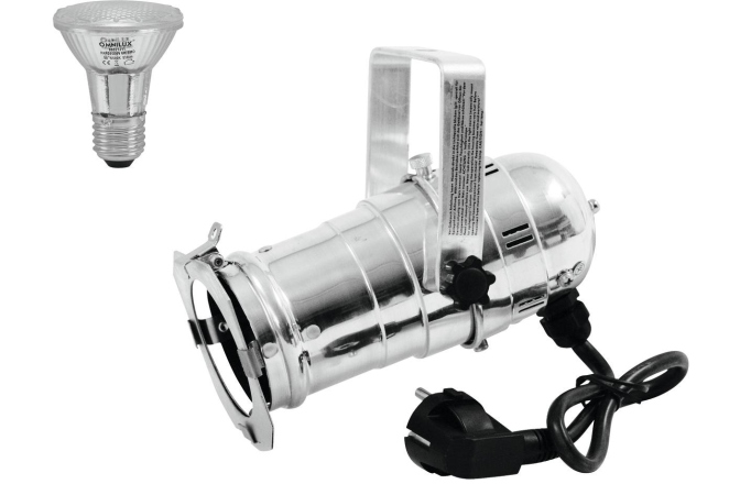 Spot PAR Eurolite Set PAR-20 Spot sil + PAR-20 230V SMD 6W E-27 LED 6500K