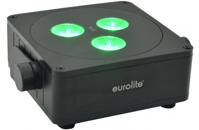 Spot Plat LED RGBW Eurolite AKKU IP Flat Light 3 bl