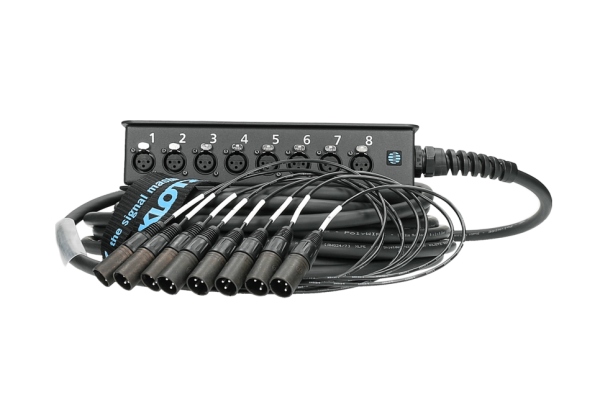 StraightLink 8/0 XLR 3p8-channel - single ground - 25 m StraightLink 8/0 XLR 3p8-channel - single ground - 25 m