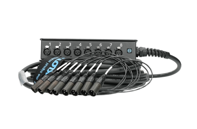 Stage box 8 canale Klotz StraightLink 8/0 XLR 3p8-channel - single ground - 25 m
