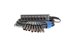 Stage box multicore
 Klotz StraightLink 6/2 XLR 3p8-channel - single ground - 5 m
