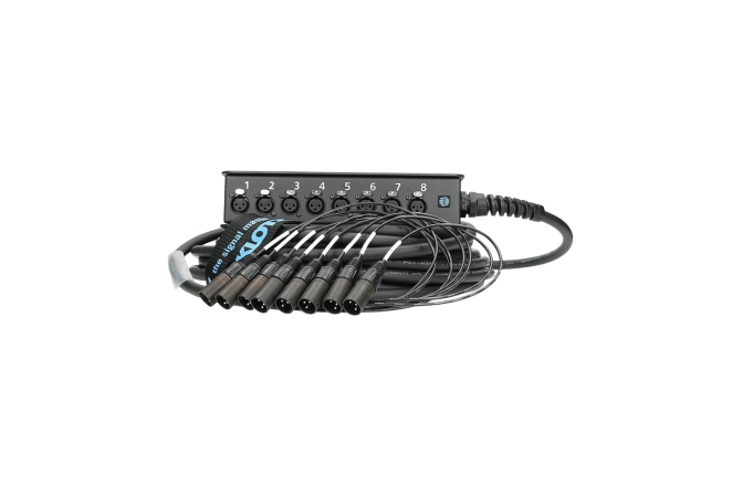 Stage box multicore
 Klotz StraightLink 8/0 XLR 3p8-channel - single ground - 5 m