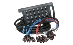 Stage box multicore Klotz TrueLink 16/8 XLR 3p24-channel - single ground - 30 m