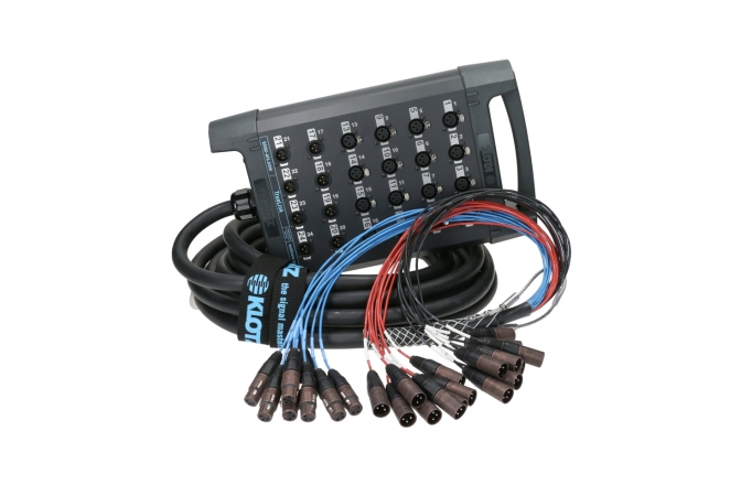 Stage box multicore Klotz TrueLink 16/8 XLR 3p24-channel - single ground - 30 m