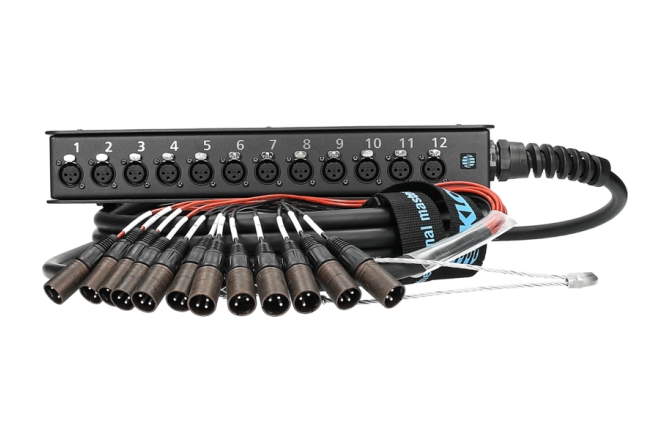 Stage box multicore profesional Klotz StraightLink 12/0 XLR 3p12-channel - single ground - 30 m
