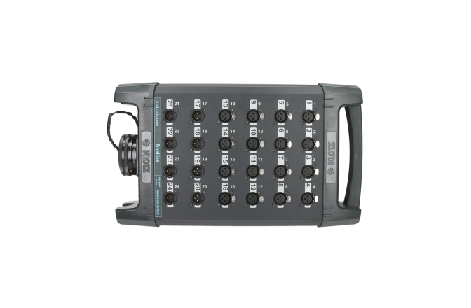 Stagebox 24 canale Klotz TrueLink Pro 16/8 XLR 3p - RMP 85p M24-channel - single ground