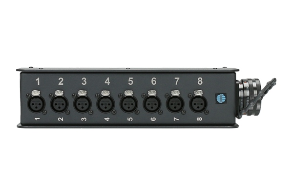 StraightLink 8x XLR 3p F - RMP 25p M8-channel - single ground StraightLink 8x XLR 3p F - RMP 25p M8-channel - single ground