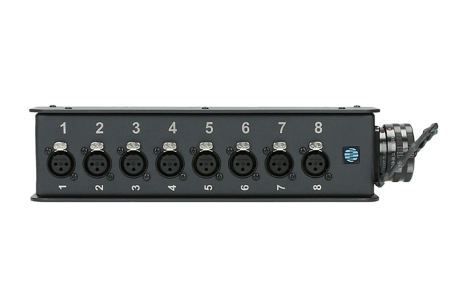 Stagebox 8 canale Klotz StraightLink 8x XLR 3p F - RMP 25p M8-channel - single ground