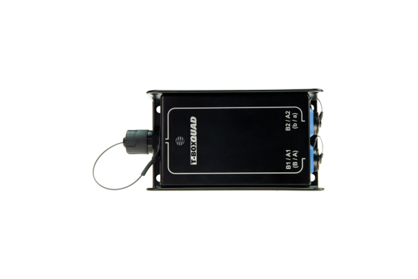 SmartBeam QUAD to 2x opticalCON DUOT-Box QUAD Rigg & Floor - single-mode SmartBeam QUAD to 2x opticalCON DUOT-Box QUAD Rigg & Floor - single-mode