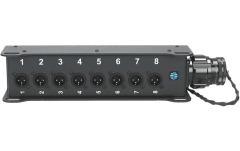 Stagebox Klotz TrussLink 8x XLR 3p M - RMP 25p F8-channel - single ground