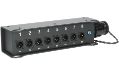 Stagebox Klotz TrussLink 8x XLR 3p M - RMP 25p F8-channel - single ground