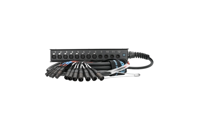 Stagebox multicore Klotz StraightLink 8/4 XLR 3p12-channel - single ground - 5 m