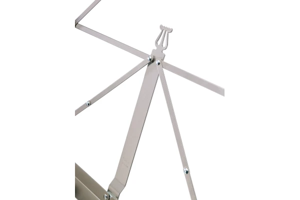 K&M 101 Music Stand Nickel Colored — 4