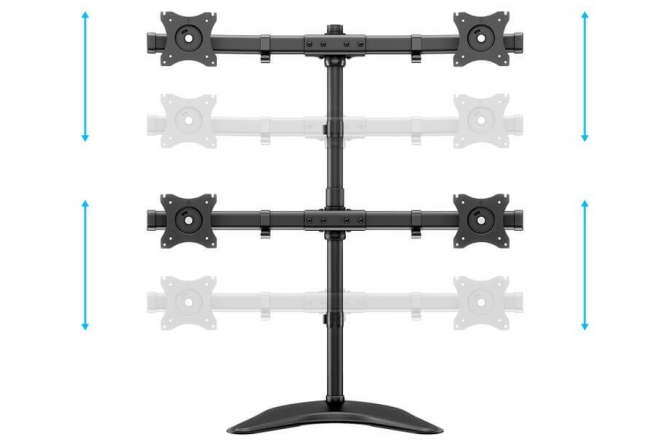 Stand de masa Multibrackets Stand de masa pentru 4 monitoare MB-3347, 15"- 27"