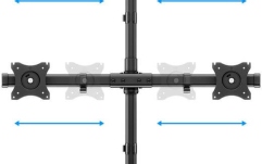 Stand de masa Multibrackets Stand de masa pentru 4 monitoare MB-3347, 15"- 27"