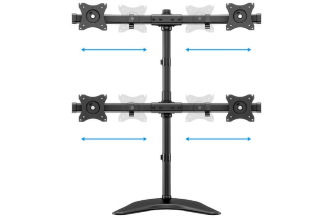 Stand de masa Multibrackets Stand de masa pentru 4 monitoare MB-3347, 15"- 27"