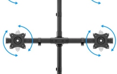 Stand de masa Multibrackets Stand de masa pentru 4 monitoare MB-3347, 15"- 27"