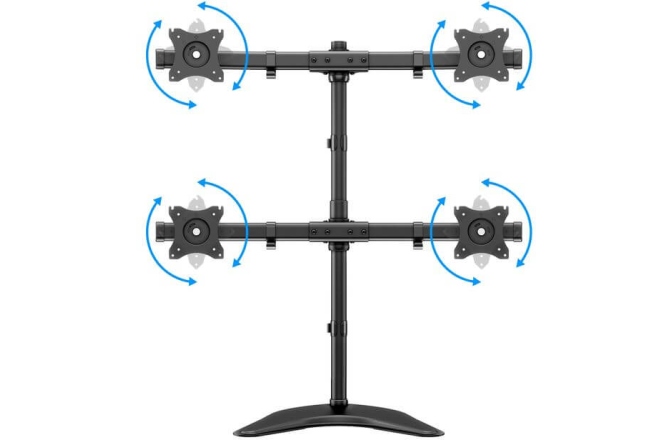 Stand de masa Multibrackets Stand de masa pentru 4 monitoare MB-3347, 15"- 27"