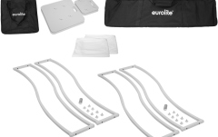 Stand efecte de DJ Eurolite 2x Stage Stand 150cm curved incl. Cover and Bag, white