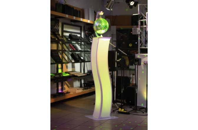Stand efecte de DJ Eurolite 2x Stage Stand 150cm curved incl. Cover and Bag, white