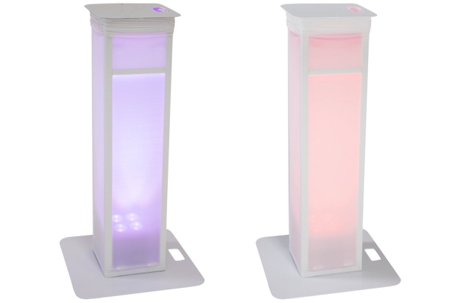 Stand efecte DJ Eurolite 2x Stage Stand variable incl. Cover and Bag, white