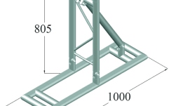 Stand truss bi-tubular Alutruss BILOCK BQ2-T-3 Stand