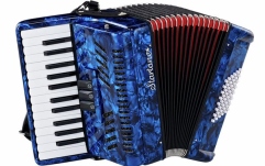  Startone Piano Accordion 48 Blue MKII