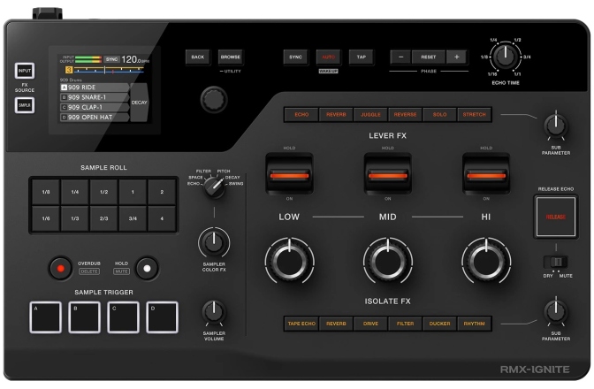 Stație de efecte / sampler DJ AlphaTheta RMX-IGNITE
