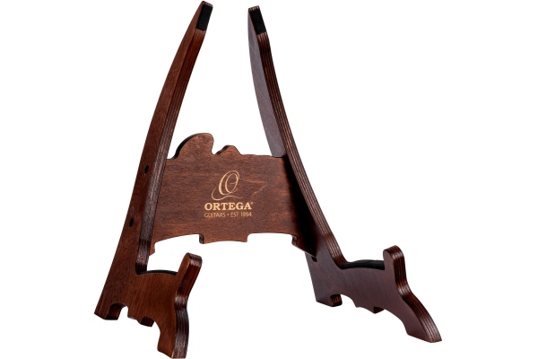 Wood-Guitar-Stand - Dark Brown