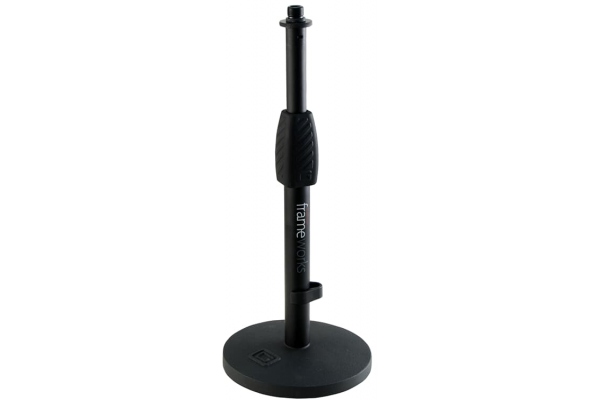 Desktop Mic Stand with Round Base and Twist Clutch