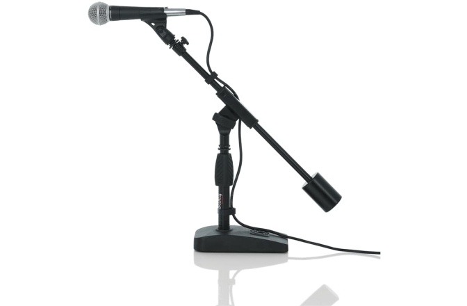 Stativ microfon Gator Frameworks Telescoping Boom Mic Stand Desktop & Bass Drum