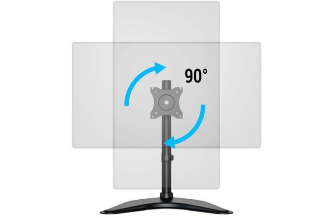 Stativ monitor studio Multibrackets Stand Monitor 3323, 15"-27" negru