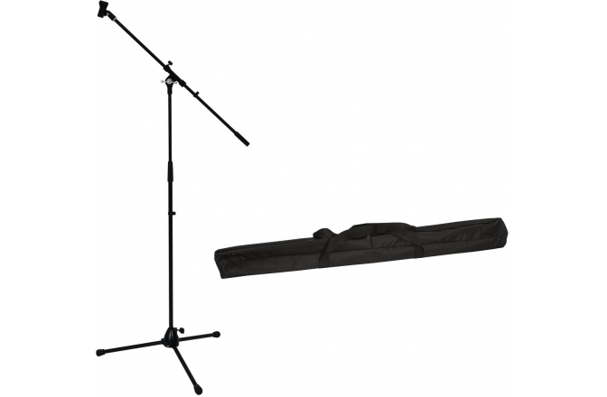 stativ Omnitronic Set Microphone Tripod with Boom, PRO bk + Bag