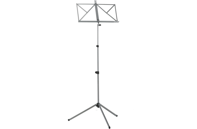 Stativ partituri Gewa Stativ partituri VE20 Silver, Înălțime 63-125 cm