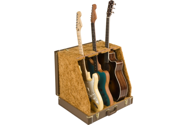 Classic Series Case Stand - 3 Guitar Brown