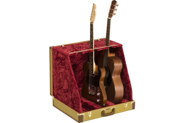 Classic Series Case Stand - 3 Guitar Tweed