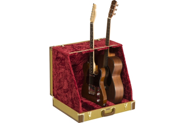 Fender Classic Series Case Stand - 3 Guitar Tweed Fender Classic Series Case Stand - 3 Guitar Tweed