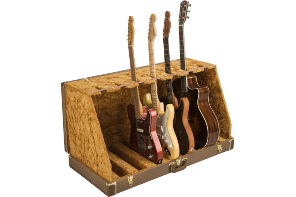 Classic Series Case Stand - 7 Guitar Brown