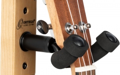 Stativ Ukulele Ortega Adjustable Guitar Wall Hanger - Birch