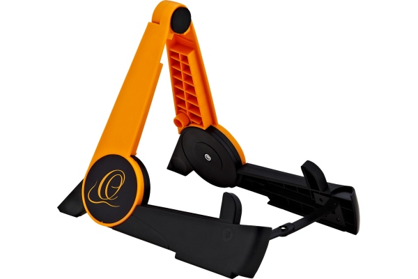 foldable Ukulele Stand Synthetic - Orange / Black