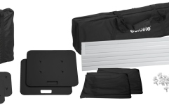 Stative pentru lumini mobile Eurolite 2x Stage Stand 150cm incl. Cover and Bag, black