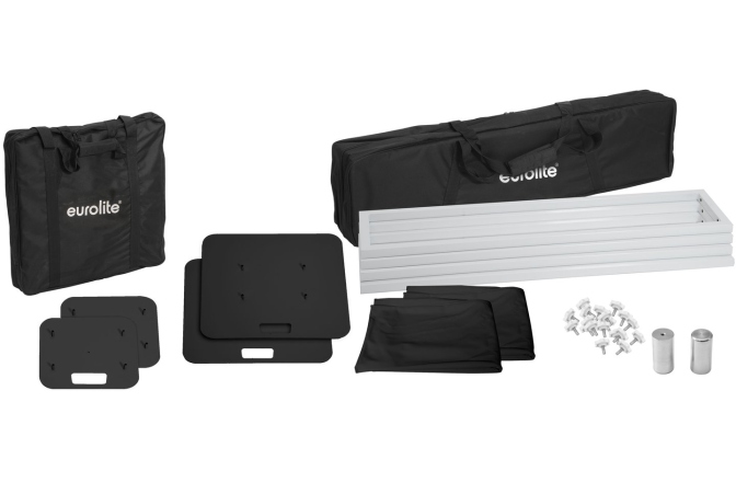 Stative pentru lumini mobile Eurolite 2x Stage Stand 150cm incl. Cover and Bag, black