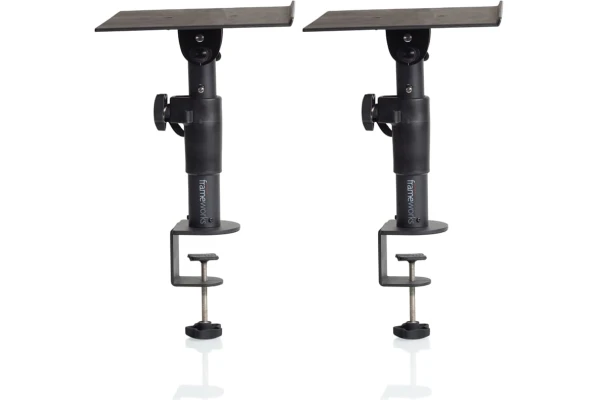 Gator Frameworks Clamp-On Studio Monitor Stand Set — 2