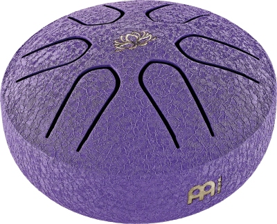Meinl Steel Drum Sonic Energy Pocket Steel Tongue Drum Purple A Major 6 Notes 7.6 cm