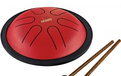 Steel Drum Nino Percussion Mini Melody Steel Tongue Drum 5.5 Red