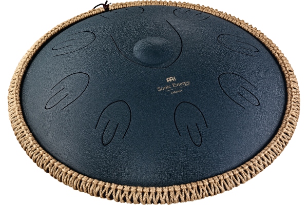 Octave Steel Tongue Drum, Navy Blue, D Amara, 9 Notes, 16" / 40 cm &#10;