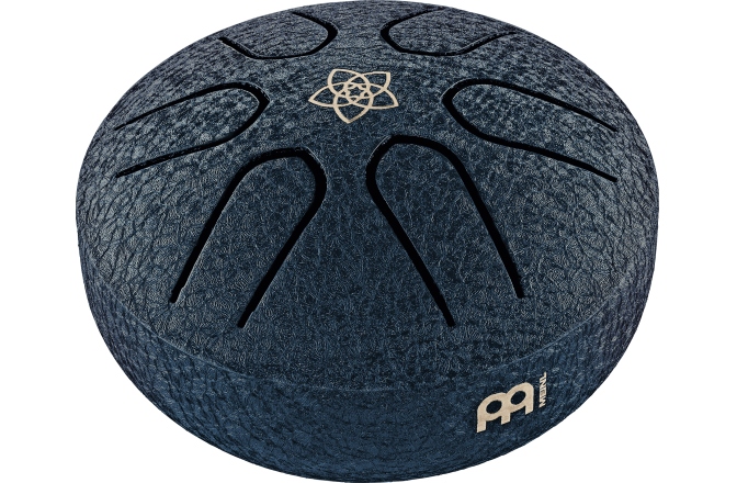 Steel Tongue Drum Meinl Sonic Energy Pocket Steel Tongue Drum A Major 6 Notes Navy Blue Venus Flower 3''/7.6 cm