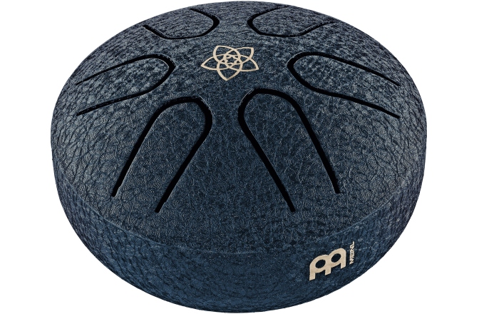 Steel Tongue Drum Meinl Sonic Energy Pocket Steel Tongue Drum A Major 6 Notes Navy Blue Venus Flower 3''/7.6 cm