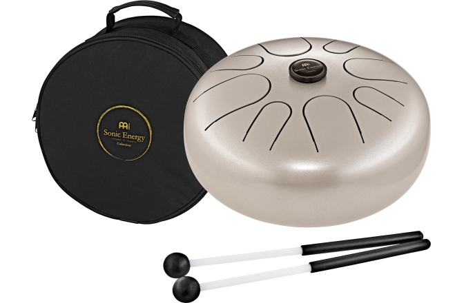 Steel Tongue G Minor Meinl Sonic Energy Steel Tongue Drum G Minor 12 Pearl Grey