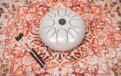 Steel Tongue G Minor Meinl Sonic Energy Steel Tongue Drum G Minor 12 Pearl Grey